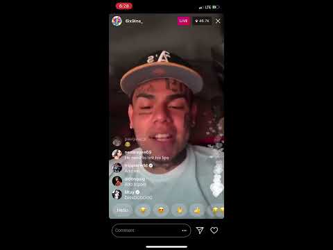 TEKASHI 6ix9ine saying FUCK Trippie Redd dead homies to his face  ON INSTAGRAM LIVE @foreign_boy