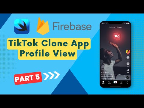 TikTok Clone iOS 16 Swift Part 5 | Create Profile View