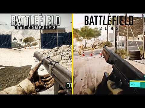 Battlefield 2042 Vs Battlefield Bad Company 2 Graphics Comparison