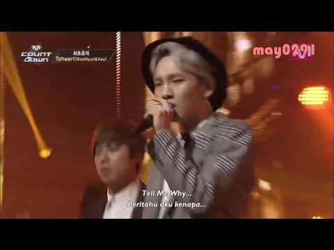 [INDO SUB] TOHEART (Woohyun & Key) - Tell Me Why (LIVE)