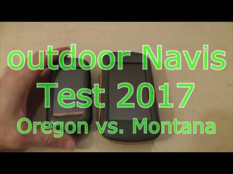 Garmin Outdoor Navis im Test 2017  oregon vs  montana