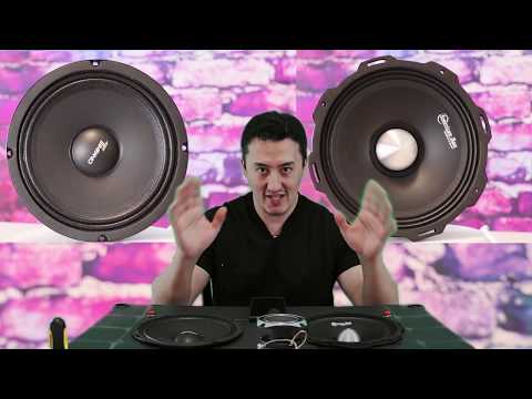 Timpano Audio TPT-MR8 VS American Bass USA GF-8  Best car audio Midrange Speakers Sound Bass Test