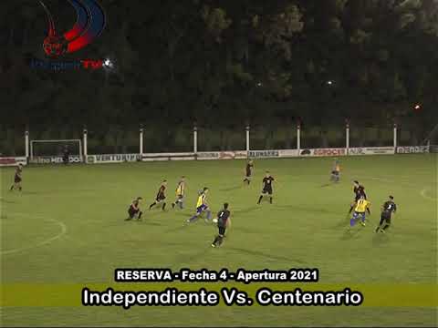 División Reserva: Independiente 1-0 Centenario / Fecha 4 / 1º rueda - Liga Interprovincial