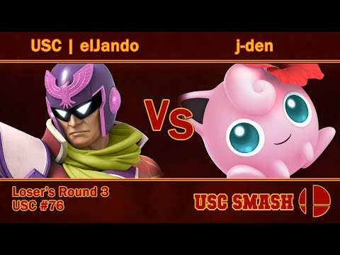 elJando (Captain Falcon) vs j-den (Jigglypuff) -  LR 3  - USC Biweeklies #76: Fall Finale 2022