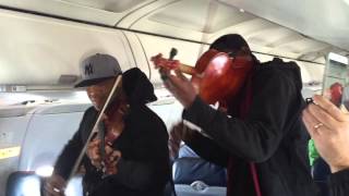 Surprise In-Flight Performance on US Airways by Black Violin