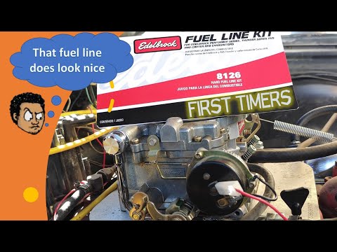Edelbrock 8126 Hard Fuel Line kit -- installed on 70 el Camino
