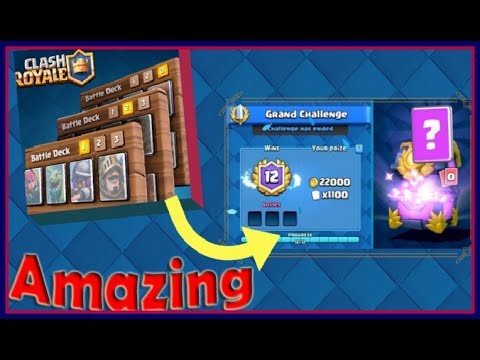 These 3 decks = 12 WINS easily in Grand challenges,Clash Royale, part-1