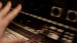 Rami Dearest in the studio wit Tom Biller recording 