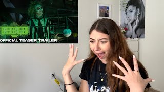 BEETLEJUICE BEETLEJUICE TEASER TRAILER REACTION!!