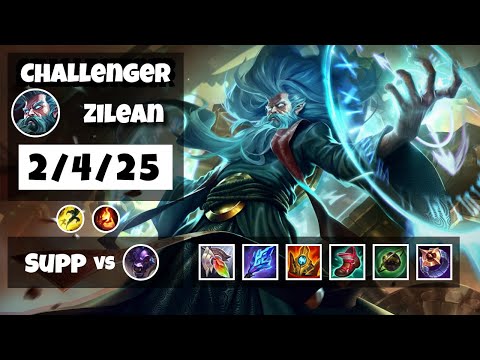 Zilean vs Alistar EU Challenger SUPPORT (2/4/25) - v11.10