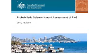 Probabilistic seismic hazard assessment of PNG