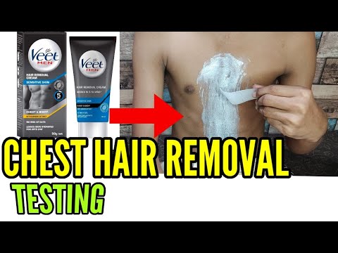 How To Use Veet Men Cream ON CHEST - YouTube