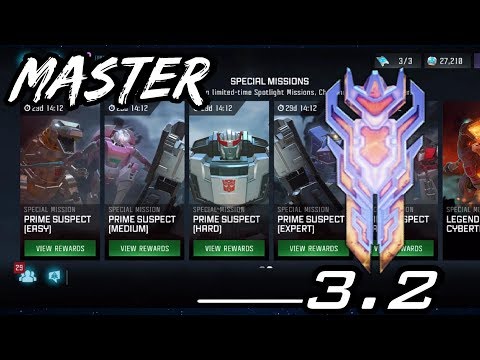 Prime Suspect Master Spotlight - 3.2 | 5 Star Bot Crystal - Transformers: Forged to Fight