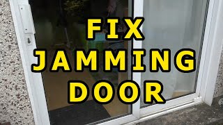 How to fix a sticking or heavy sliding door