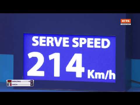 Аryna Sabalenka  214 km/h serve