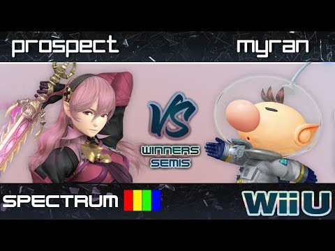 SPECTRUM - Prospect (Corrin) vs. Myran (Olimar) - Winners Semis - Smash Wii U