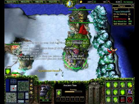 Warcraft 3 Trolls vs elves #1
