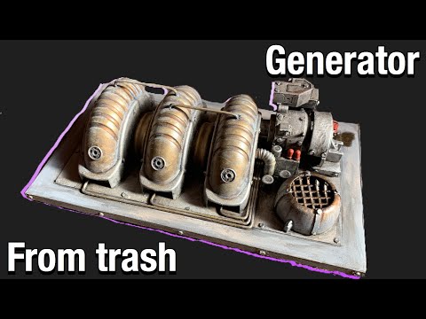 Generator from trash - wargame terrain for Warhammer 40k, Kill team, etc..