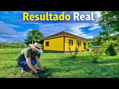 Plantei grama em todo sítio e não gastei nada! resultado em menos de 1 ano