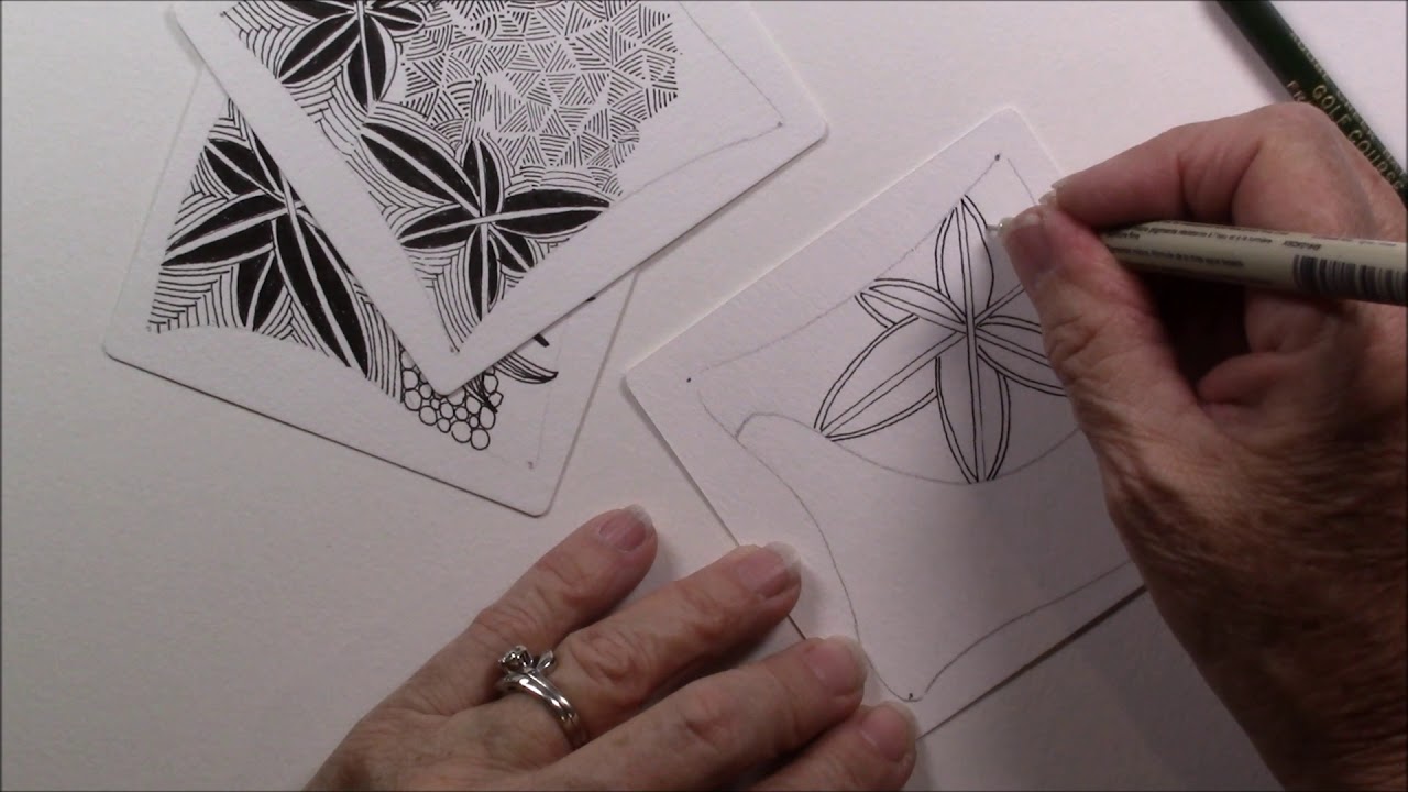 Squill Tangle Lesson Pattern #217