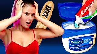Only 3 minutes, will stand 12 hours // Just apply Vaseline and Colgate