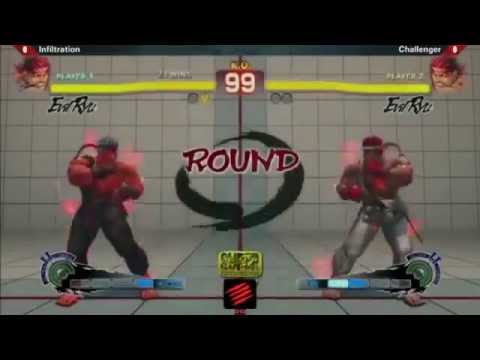 TGS 2013 - Infiltration (E. Ryu, Gouken, Akuma) exhibition matches - Mad Catz Unveiled Day 2