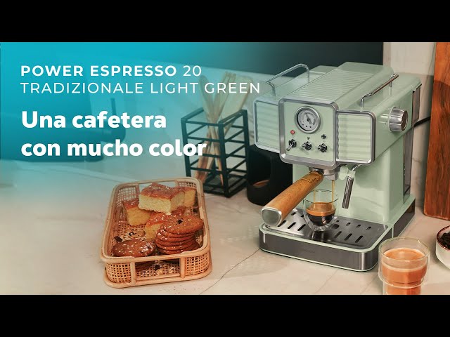 Caffettiera Espresso Manuale Cecotec Power Espresso 20 Tradizionale 1,5L 20 bar manometro vaporizzatore video