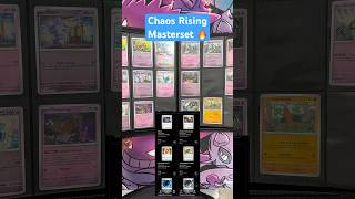 SIR PULLED!😱 What Masterset Shall We Work On Next?👀 #chaosrising #masterset #pokemontcg #greninja