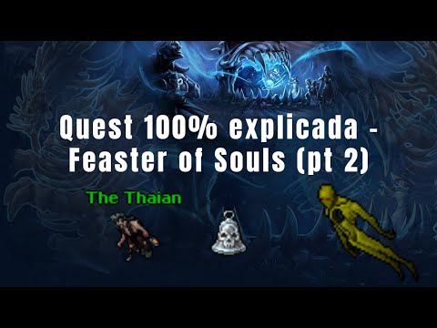 Tibia - Feaster of Souls Quest (parte 2 de 3 - depois do cérebro até o Thaian)