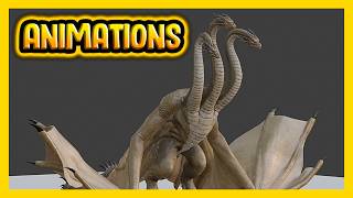 MONSTER ZERO ANIMATIONS & TITANUS MOSURA! (5 NEW TEASERS) - Roblox Kaiju Showdown