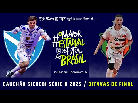 GAÚCHÃO DA SÉRIE B 2025  OITAVAS DE FINAL DA VOLTA  – VÉLEZ CAMAQUÃ X FONTOURA XAVIER  (18/10/25)