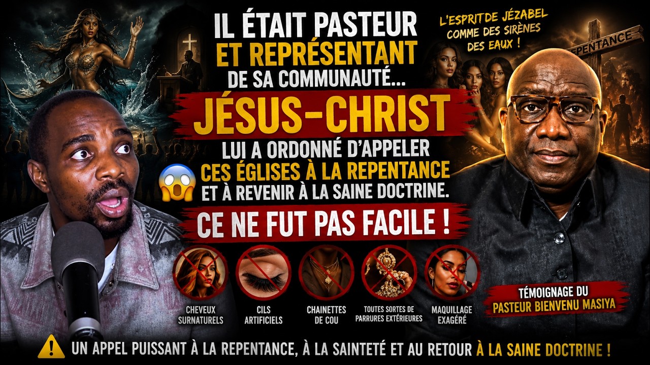 😱Pasteur respecté de sa communauté, Jésus lui dit : « Appelle Mes églises à la REPENTANCE ! »