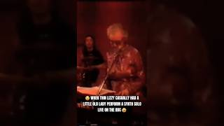 🤣 WHEN THIN LIZZY HAD A LITTLE OLD LADY PERFORM A SYNTH SOLO LIVE ON THE #bbc