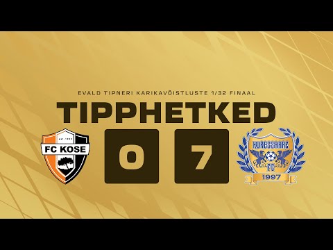 E. Tipneri karikavõistlused: FC Kose - FC Kuressaare 0:7 (25.07.2025)