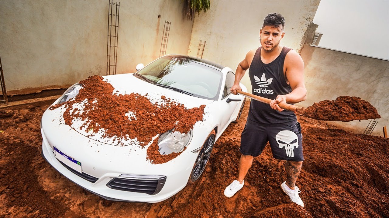 A VINGANÇA! ESCONDI O CARRO DO MEU AMIGO NA OBRA