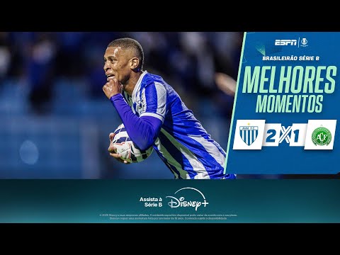 Gols e lances de Avaí x Chapecoense