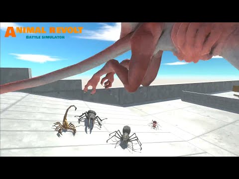 Giant Invertebrates Defends Coward Cole from every other Faction |Animal Revolt Battle Simulator