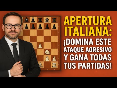 Apertura Italiana: ¡Domina este ataque agresivo y gana todas tus partidas!