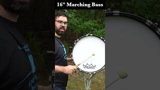 Video thumbnail for This is a 16" Marching Bass Drum by EMCproductions