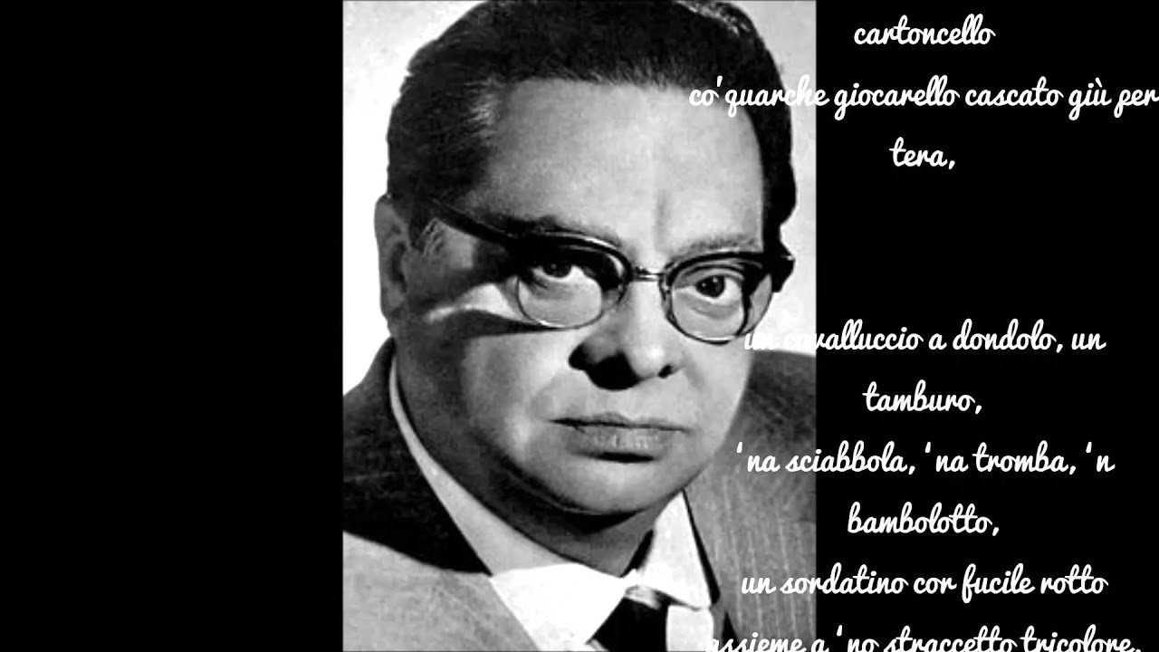 Poesia Notte di Natale di Aldo Fabrizi, sott. sinf. di Bach vid.Ferraro Mario