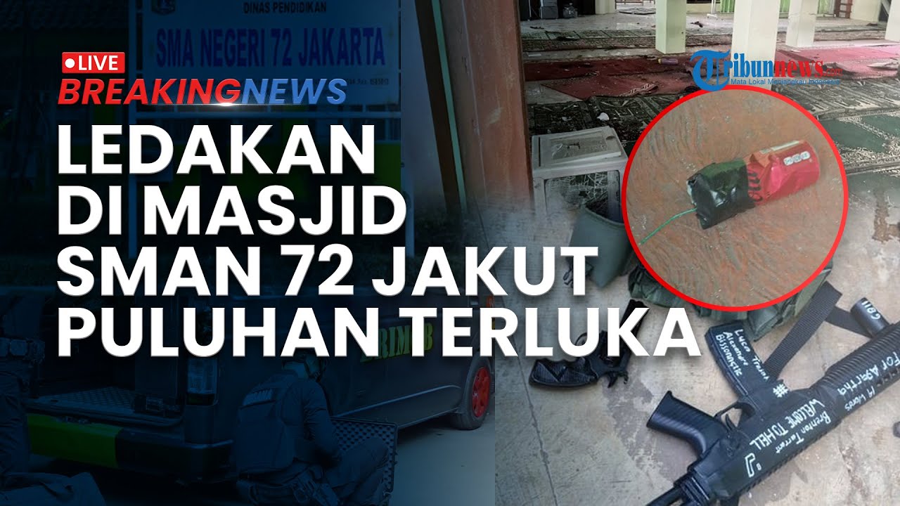 BREAKING NEWS: Detik-Detik Ledakan Bom di Masjid SMAN 72 Jakarta, 20 Korban Mengalami Luka-Luka