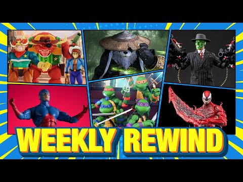Weekly Rewind! Ep22: Marvel Legends Teenage Mutant Ninja Turtles MAFEX DC The Mask more!