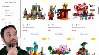 LEGO Minecraft 2025 official reveals, prices, first impressions!