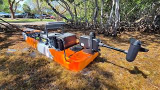 Garmin Kayak Motor TEST in Bad Kayaking Weather (Speed, Anchor & Stability Test)