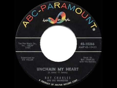 1962 HITS ARCHIVE: Unchain My Heart - Ray Charles (#1 R&B hit--45 single version)