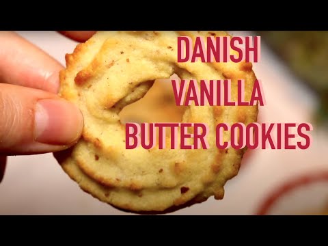 Traditional Danish Vanilla Butter Cookies - Danish "Vaniljekranse" - Recipe # 134