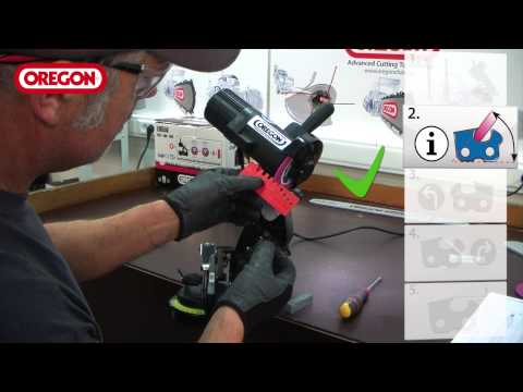 Oregon 108181 Mini Chain Grinding Set-Up & Instructions