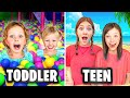 My DAUGHTERS TEEN vs TODDLER Vacation!