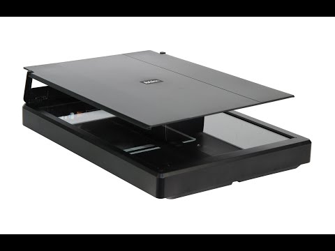 Skeneris Avision AD120 scanner Flatbed &amp; ADF scanner A4 Juodas video
