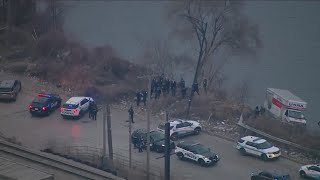 Driver dead after stolen U-Haul truck crashes into Little Calumet River during police chase